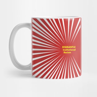 Dismantle Institutional Racism 3b Mug